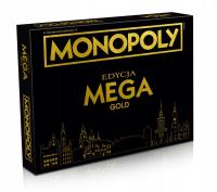 Oryginalna Gra planszowa Winning Moves Monopoly wersja MEGA Gold Polska