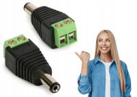 Wtyk zasilający DC męskie VidiLine S-55 5,5 mm