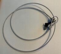 Techly Blokada Linka Zabezpieczająca do Laptopa Wedge Lock na Klucz 1.8 m