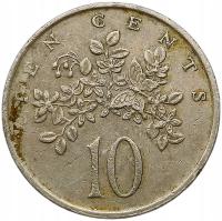 JAMAJKA 10 CENTS 1989 KWIATY 18D4