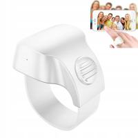 Bluetooth Phone Selfie Remote Control Ring White