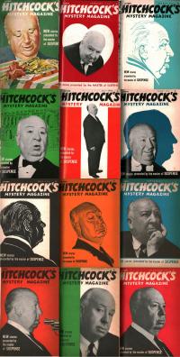 ЖУРНАЛ ALFRED HITCHCOCK'S MYSTERY MAGAZINE - ВИНТАЖ В РАМКЕ 1967 ГОДА - 12 ВЫПУСКОВ