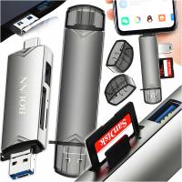 Czytnik kart Bounn SD micro SD USB2.0+Micro USB+USB C 3.0+USB 3.0 adapter