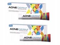 Acne-derm 20 g KREM PRZECIWTRĄDZIKOWY WYBIELAJĄCY x 2