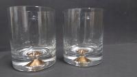 2 x szklanka do drinków Whisky złoty stożek vintage