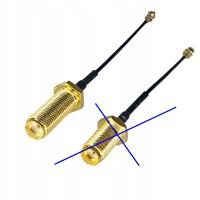 Pigtail MHF4 - SMA gniazdo 0,81mm 5cm LONG