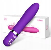 podgrzewany wibrator klasyczny wygląd fioletowy