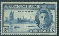 Turks Caicos Islands 3 d. - 8 June 1946 r.