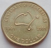 Australia - 1 dolar 2001 - moneta śliczna - zagraniczna / 6