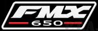 100× Naszywka dla fanów Honda FMX 650 haftowana z termofolią