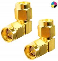 Adapter kątowy SMA przejściówka SMA-M / SMA-M