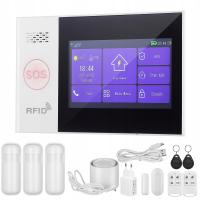 Zestaw System Alarmowy Wi-Fi + GSM Tuya Smart Home Security PROFESJONALNY ALARM