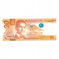 Banknot, Filipiny, 20 Piso, 2010, KM:206a, UNC(65-