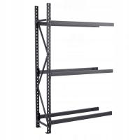 REGAŁ NA OPONY KOŁA STOJAK METALOWY CZARNY 200x125x45 DODATKOWY DOSTAWNY