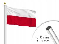 Флагшток 1.5 алюминиевый флагшток сильный 6.20 M польский флагшток 150x90 см Польша