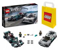 LEGO SPEED 9+ AUTO MERCEDES DWA SAMOCHODY AMG F1 W12 E i AMG ONE 76909