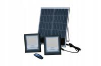 Lampa solarna SANKO ED6 (2x LED 60W 2x600lm) + panel 25W