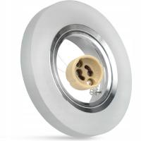 SZKLANE OCZKO SUFITOWE WPUSZCZANE OPRAWA LED HALOGENOWA SZRON KOŁO GU10