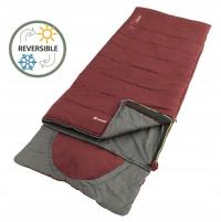 OUTWELL Śpiwór z poduszką Contour Lux Red (-19°C) zamek prawy