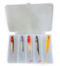 5x Guma Mikado Furyo 7,5 cm w PUDEŁKU - Ripper - Spinning Okoń Sandacz