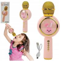 MIKROFON BEZPRZEWODOWY Z GŁOŚNIKIEM GŁOŚNIK BLUETOOTH KARAOKE SŁODKI KRÓLIK