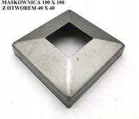 podstawa maskownica osłona rozeta rozetka do słupka 40x40mm