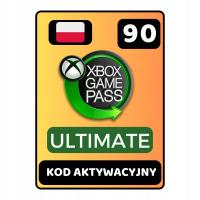 XBOX GAME PASS ULTIMATE LIVE GOLD CORE 90 DNI KLUCZ 3 X 30 DNI POLSKA