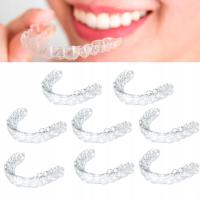 4x NAKŁADKA SZYNA RELAKSACYJNA NA ZGRZYTANIE BRUKSIZM ZAGRZYTANIE ZĘBÓW