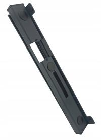 Kaseta elektrozaczepu niska GRAFIT 40x20mm 350 mm do furki ogrodzenia