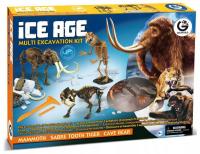 WYKOPALISKA Epoka Lodowcowa - 3 modele Mamut Tygrys i Niedźwiedź - Geoworld