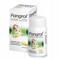 Pangrol 10000, 10000 j.Ph.Eur. lipazy 50 kapsułek LEK zaburzenia trawienia