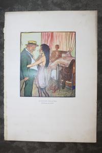 STARA GRAFIKA EROTYKA WOJSKO UCIECHY OBYCZAJE CZASU WOJNY 1930