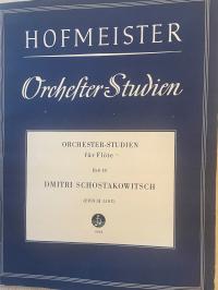 Nuty Orchefter Studien fur Flote Heft 18 Dimitrij Szostakowicz