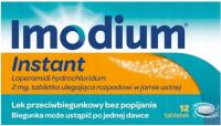 Imodium instant liofilizat doustny na biegunkę 2 mg 12 tabletek