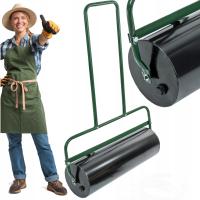 WALEC OGRODOWY STALOWY RĘCZNY DO TRAWY ZIEMI GLEBY TRAWNIKA UBIJAK 70CM