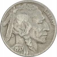 11.USA, 5 CENTÓW 1937 D