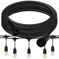 Przedłużacz Łącznik Kabel Do Girland Łańcuchów Świetlnych LED 5m BERGE