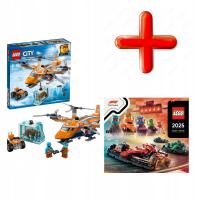 KLOCKI LEGO 60193 ARKTYCZNY TRANSPORT POWIETRZNY+KATALOG 2025+NAKLEJKI LEGO