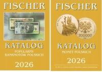 ZESTAW KATALOGÓW FISCHER 2026 /BANKNOTY,MONETY/