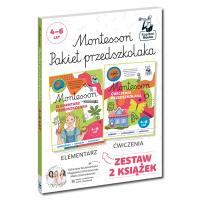 MONTESSORI. PAKIET PRZEDSZKOLAKA. ŁAMIGŁÓWKI NAKLEJKI WYCINANKI CZYTANIE