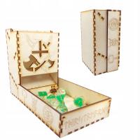 DICE TOWER NA ZAWIASACH THIRSTBEARD WIEŻA DO KOŚCI DREWNIANA 15 CM