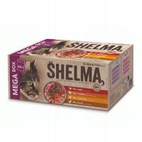 Karma mokra dla kota Shelma saszetki mix smaków sos megabox 40 szt x 85 g