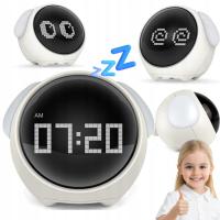 BUDZIK PIKSELOWY Z INTERAKTYWNY SŁODKIMI EMOTIKONAMI 5 DŹWIĘKÓW ALARMOWYCH