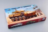 Trumpeter 00349 бронированный автомобиль USMC LAV-25 Piranha 1/35 масштабная модель