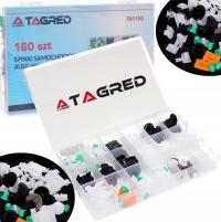 Spinki klipsy 160 szt. kołki samochodowe mocujące do Audi