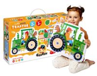 Чувство мото головоломка трактор 24 большие элементы, головоломки для детей 2 лет