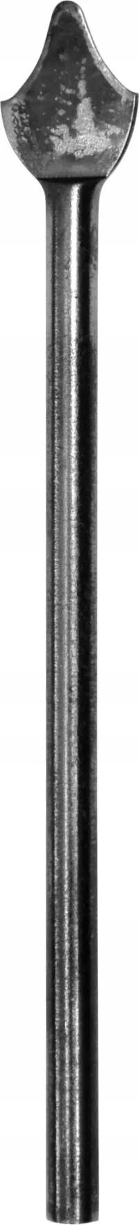 tralka z grotem kuta stalowa 005 (500 mm, fi 12mm)