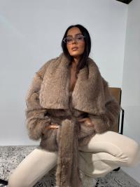 Kurtka FUZZY beż La Manuel UNI