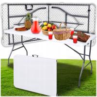 Кейтеринг садового стола складной раскладной туристический чемодан 240 см