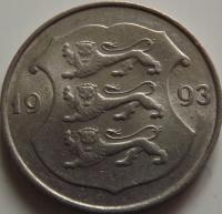 Estonia 1 Korona 1993 st. 2/2-